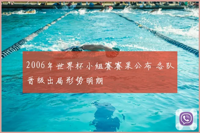 2006年世界杯小组赛赛果公布 各队晋级出局形势明朗